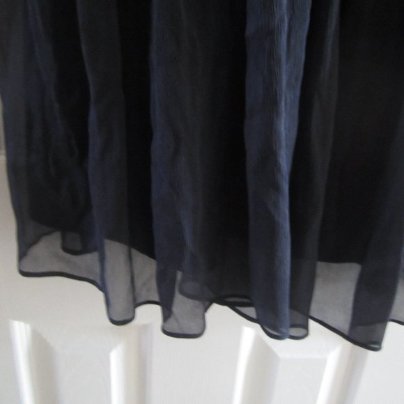 J CREW STRAPLESS DARK BLUE SILK MINI DRESS SIZE 12 - Picture 8 of 8